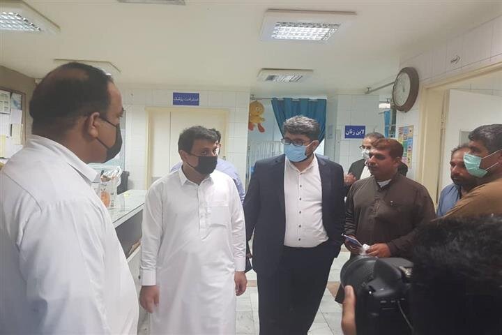 بازدید موسوی از مراکز درمانی و بیمه‌ای سیستان و بلوچستان و مرکزی