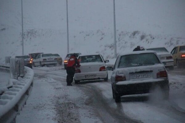 اردبیل در محاصره برف و کولاک
