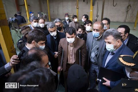 بازدید حجت‌الله عبدالملکی از کارخانجات تولیدی تهران
