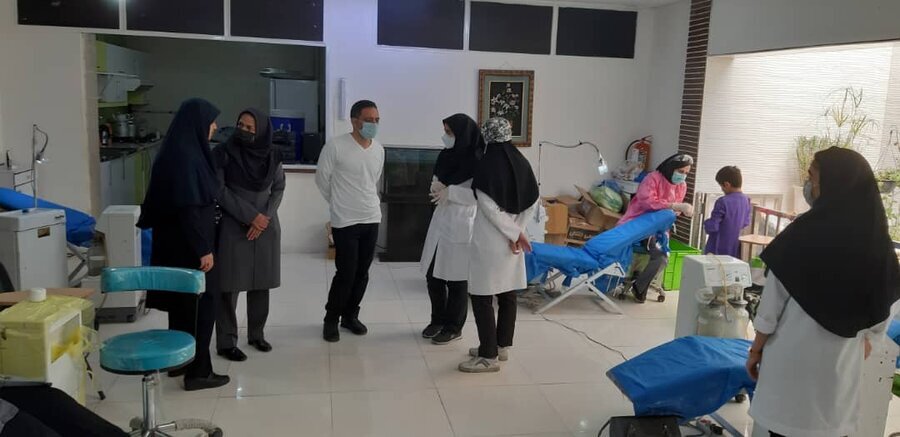 ارائه خدمات تخصصی دندانپزشکی به مددجویان بهزیستی تهرانی