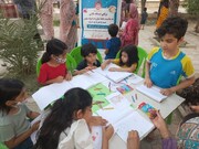 برپایی ایستگاه نقاشی ویژه کودکان