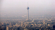 شاخص آلودگی هوای تهران در وضعیت ناسالم برای گروه‌های حساس قرار دارد