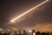 مقابه پدافند سوریه با حمله هوایی رژیم صهیونیستی