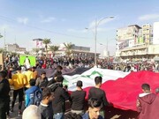 تجمع طرفداران مقتدی صدر در بغداد