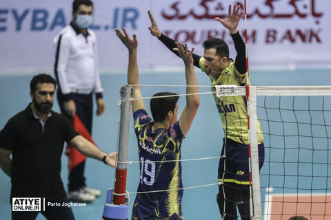 دیدار دو تیم والیبال سایپا تهران و فولاد سیرجان