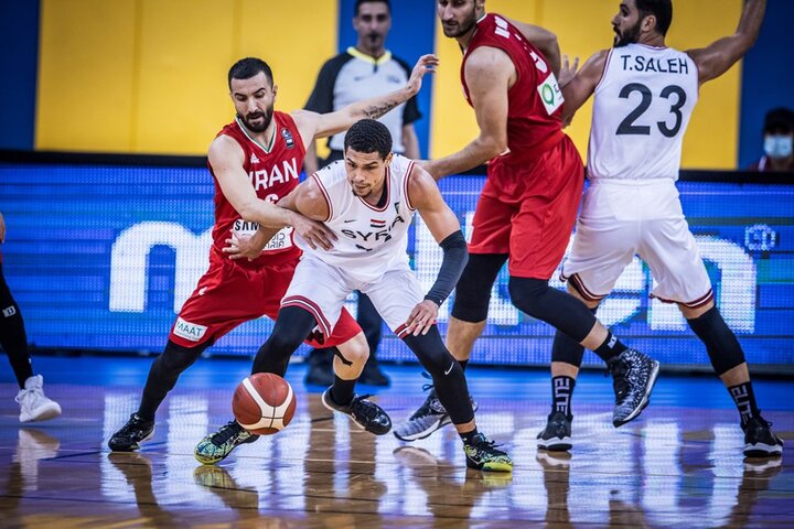 شکست تیم ملی بسکتبال برابر سوریه