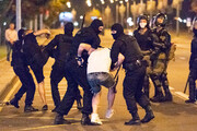 بازداشت بیش از ۱۶۰ نفر در اعتراضات بلاروس