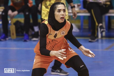 دیدار دو تیم والیبال زنان سایپا تهران و شهرداری قزوین