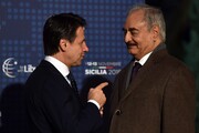 گفت‌وگوی خلیفه حفتر و نخست‌وزیر ایتالیا درباره بحران لیبی