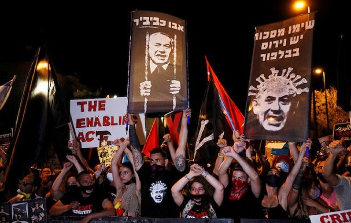 معترضان اسرائیلی: نخست‌وزیری نتانیاهو را تمدید نکنید