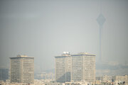 ادامه آلودگی هوای تهران برای گروه‌های حساس
