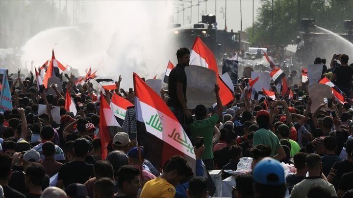 معترضان در ناصریه خواستار تعیین سرنوشت فعال عراقی شدند