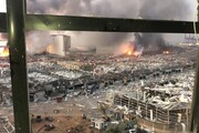 شنیده شدن صدای انفجار قوی در بیروت