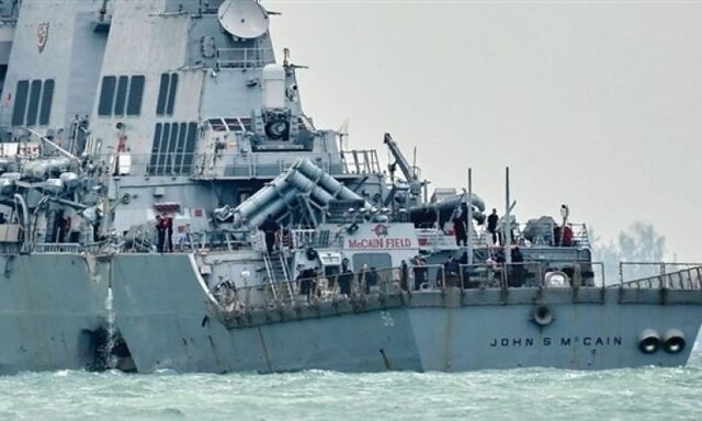 رزمایش نظامی چین در نزدیکی تایوان در پاسخ به عبور کشتی نظامی آمریکا