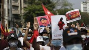 ادامه اعتراضات در میانمار