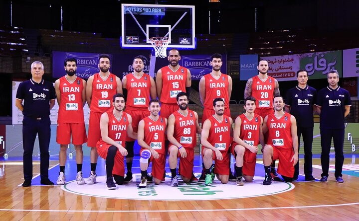 دیدار دوستانه بسکتبال ایران و سوریه 