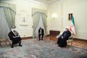 پیام کتبی وزیر خارجه قطر برای روحانی