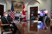 گفت‌وگوی رهبران آمریکا و کانادا