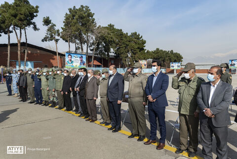 تشییع پیکر سرلشکر خلبان شهید بیک‌محمدی با حضور مدیران تامین‌اجتماعی