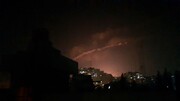 مقابله پدافند هوایی سوریه با اهداف متخاصم در دمشق و حمص