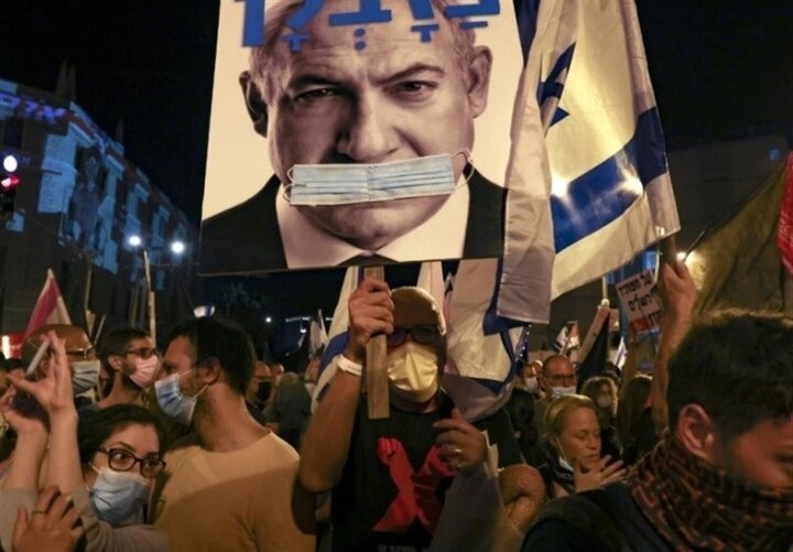 تظاهرات علیه مکلف شدن مجدد نتانیاهو برای تشکیل کابینه