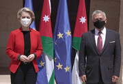 دیدار پادشاه اردن با رئیس کمیسیون اتحادیه اروپا