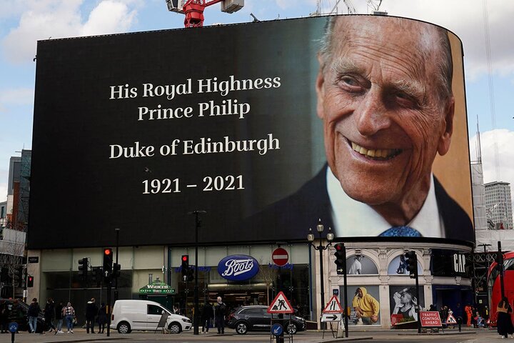 اعلام ۸ روز عزای عمومی در بریتانیا در پی درگذشت شاهزاده فیلیپ