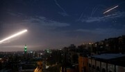 مقابله پدافند هوایی سوریه با حمله هوایی رژیم صهیونیستی به دمشق