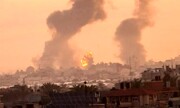 حملات گسترده جنگنده‌های رژیم صهیونیستی به جنوب غزه