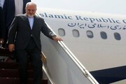 محمد جواد ظریف وزیر امور خارجه وارد رم شد