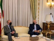 دیدار ظریف با با رییس کمیسیون سیاست خارجی سنای ایتالیا