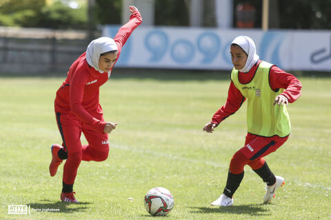 تمرین تیم ملی فوتبال زنان