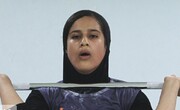 دختر وزنه‌بردار ایران تاریخ‌ساز شد