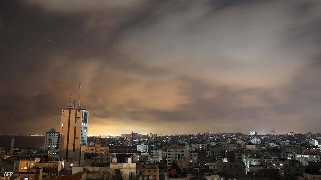 مقابله پدافند هوایی سوریه با تهاجم رژیم صهیونیستی در حمص