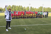 پیوستن دختران تیم ملی فوتبال به کمپین دست به دست