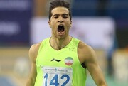 سومی دونده ایرانی در مسابقات بین‌المللی فرانسه