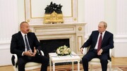 دیدار رؤسای جمهور روسیه و آذربایجان در کرملین