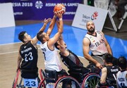 پیروزی بسکتبال با ویلچر ایران مقابل الجزایر