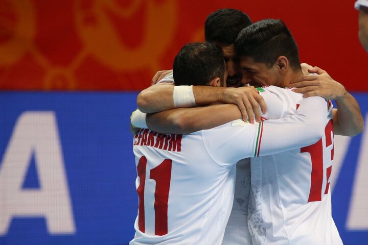 پیروزی تیم فوتسال ایران مقابل آمریکا