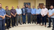 دیدار هیاتی از حماس با مقامات حزب‌الله در صیدا