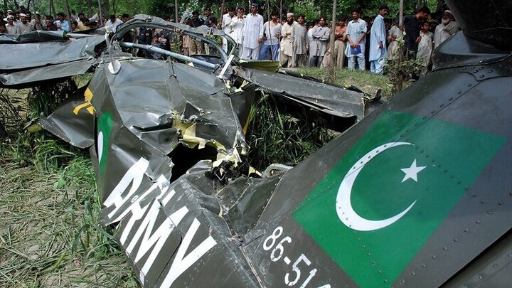 کشته شدن خلبان هواپیمای آموزشی پاکستان در پی سقوط بر اثر نقص فنی