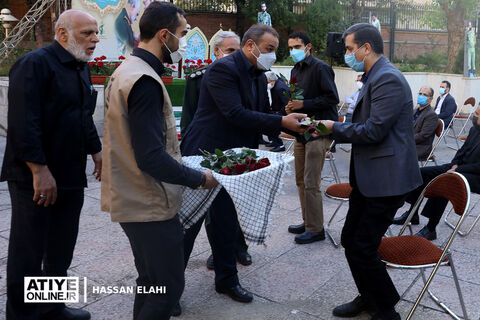 زیارت عاشورا در ستاد مرکزی سازمان تامین اجتماعی به مناسبت اربعین حسینی