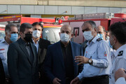 بازدید وزیر کشور از ایستگاه آتش‌نشانی میدان حسن‌آباد