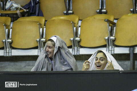 دیدار بسکتبال زنان اکسون تهران و ملی گاز