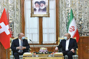 تاکید رؤسای مجالس ایران و سوئیس بر تعمیق همکاری‌ها