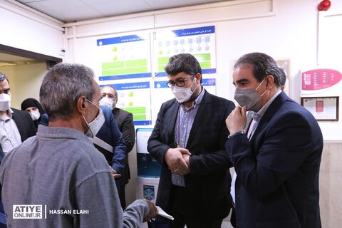 بازدید میرهاشم موسوی از شعب سازمان تامین اجتماعی