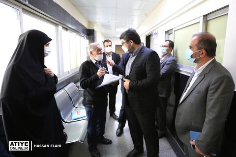 بازدید میرهاشم موسوی از شعب سازمان تامین اجتماعی