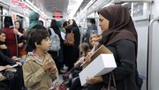 ۲۰۰۰ کودک در مترو دست‌فروشی می‌کنند