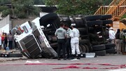 ۵۳ کشته در تصادف کامیون حامل مهاجران در جنوب مکزیک