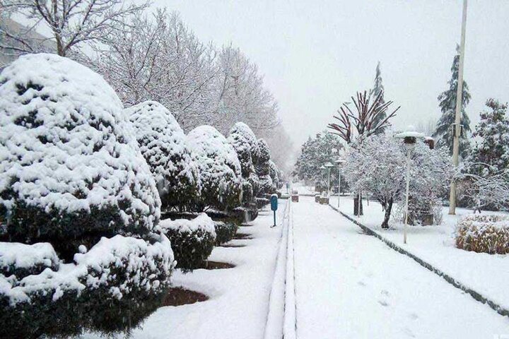 تهران  برفی می‌شود 